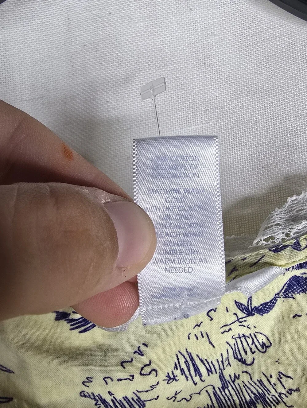Adonna LARGE Country Landscape Toile Yellow Pintuck Cottagecore Nightgown Set